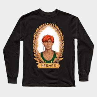 Hermes Greek God Modern Version Greek Mythology Long Sleeve T-Shirt